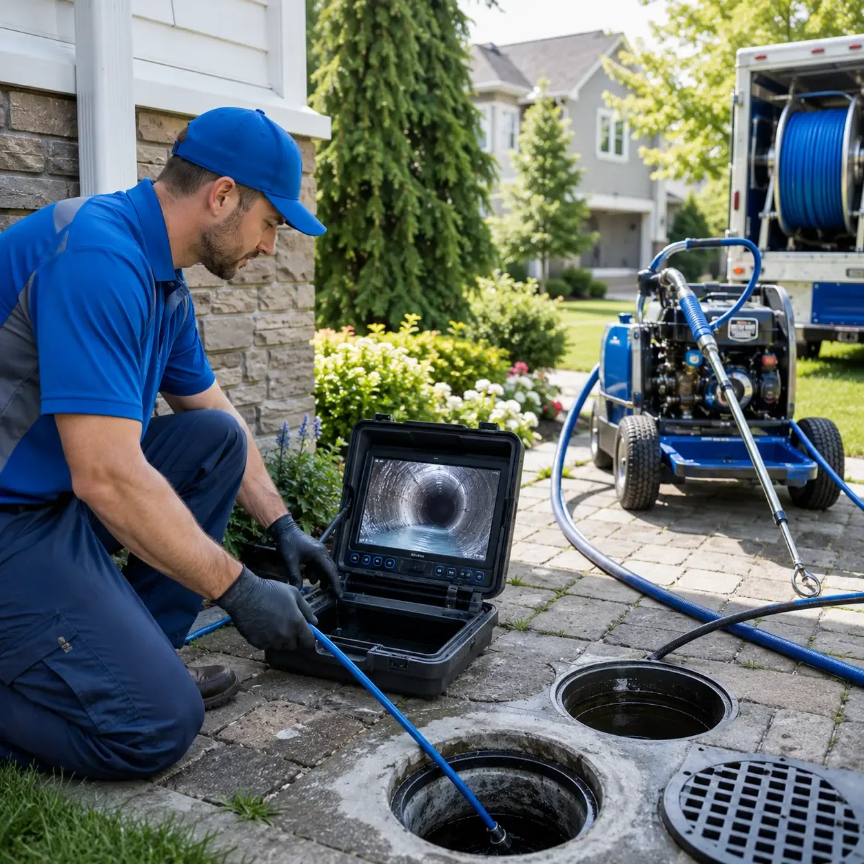 Outdoor drain cleaning professionals serving Englewood Cliffs, NJ